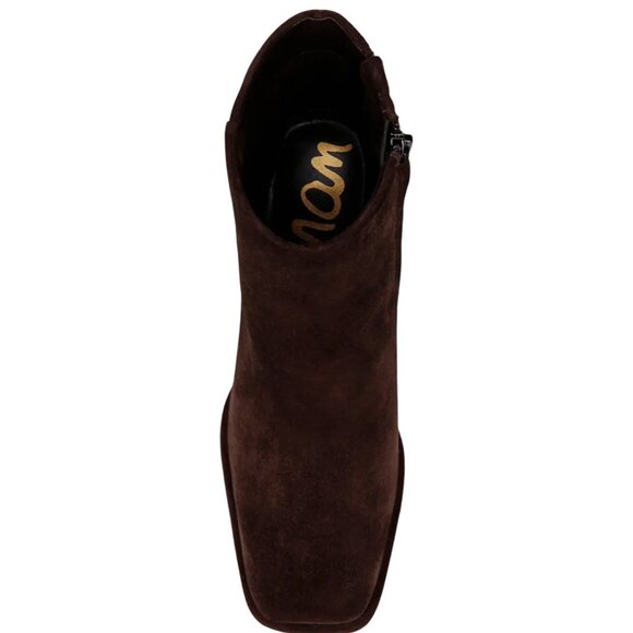Sam Edelman Irie Square Toe Ankle Bootie Cafe Noir, size 8 - Picture 6 of 7